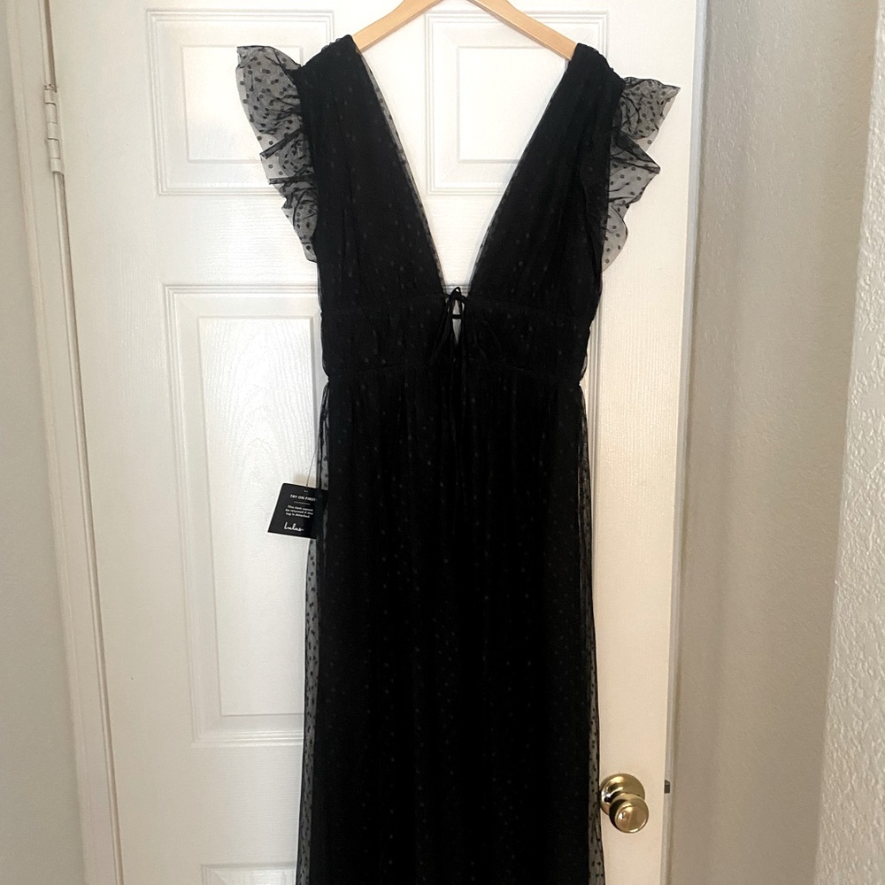 Lulu’s deep v neck long dress